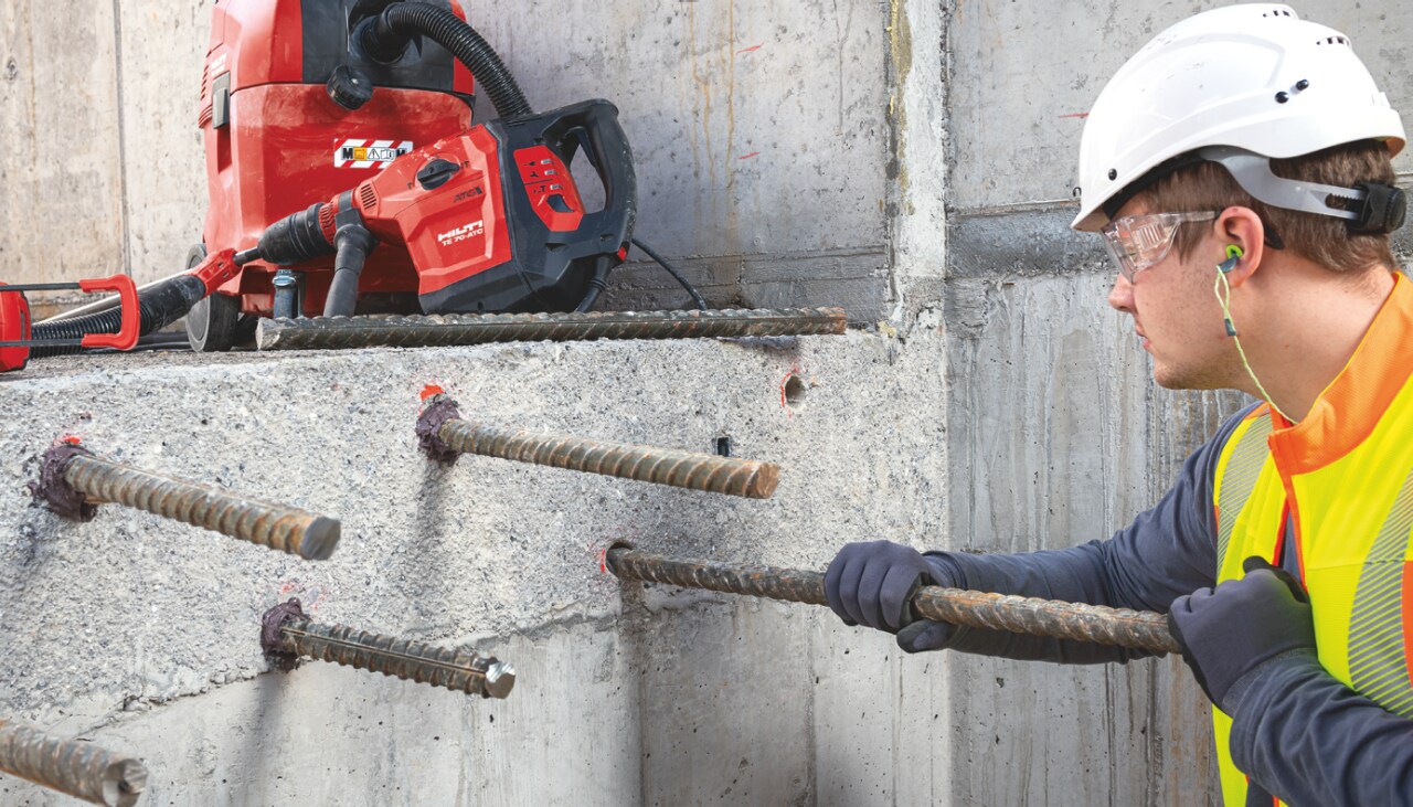 Hilti risinājumi pēc montāžas armatūras aptver visu, sākot no projektēšanas un beidzot ar testēšanu.