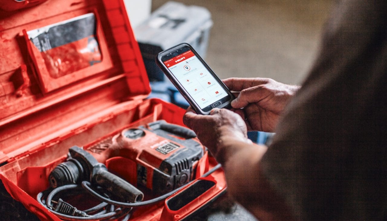 Hilti On!Track programmatūras izmantošana