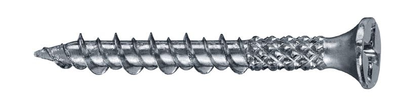 S-DS 10 Z M kokšķiedras plātņu skrūves ar smailu galu Skrūves skaidu plātnēm lentā (cinkotas) skrūvju magazīnai SMD 57 — skaidu plātņu stiprināšanai pie koka vai metāla