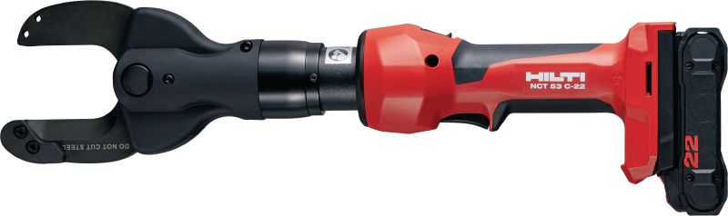 Vara/alumīnija akumulatora kabeļu griezējs NCT 53 C-22 Ērti lietojams akumulatora griezējs vara un alumīnija kabeļu griešanai līdz 2 | 50 mm (Nuron akumulatoru platforma)