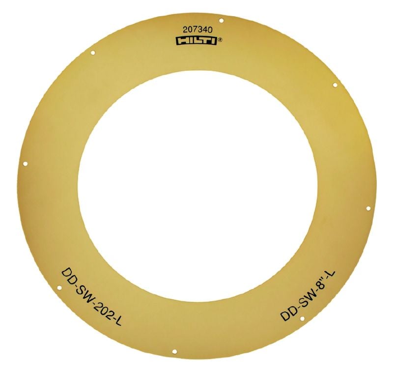 DD-SW-L blīvējoša paplāksne Ūdens savācēja iekārtas DD-WC-ML blīve, paredzēta kroņurbjiem, kuru diametrs ir no 24 mm (15/16) līdz 250 mm (9 13/16)