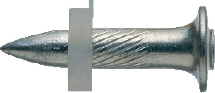 Tērauda naglas X-EDS Atsevišķa nagla metāla elementu stiprināšanai pie tērauda konstrukcijām, izmantojot pulvera montāžas naglu pistoles