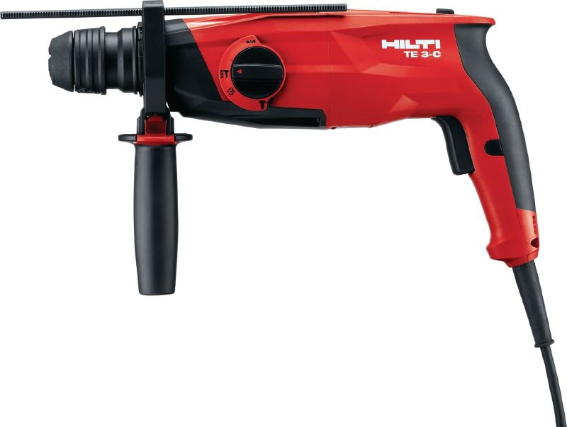 TE 3-C perforators Jaudīgs perforators SDS Plus (TE-C) ar pistoļveida rokturi, trim režīmiem un drupināšanas funkciju