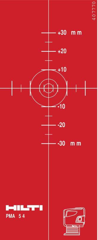 Mērķa plāksne PMA 54 (MM) (3) set 