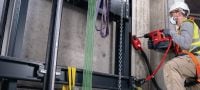 Akumulatora perforators TE 30-22 Jaudīgs akumulatora SDS Plus (TE-C) perforators ar aktīvo vibrācijas samazināšanas sistēmu un aktīvo griezes momenta kontroles sistēmu betona urbšanas un kalšanas darbiem (Nuron akumulatoru platforma) Pielietojumi 2