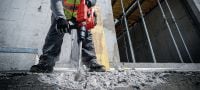 Akumulatora perforators TE 50-22 Kompakta SDS Max (TE-Y) akumulatora triecienurbjmašīna ar mazāku svaru, lielāku jaudu un zemāku vibrācijas līmeni urbšanas un kalšanas darbiem betonā Pielietojumi 3