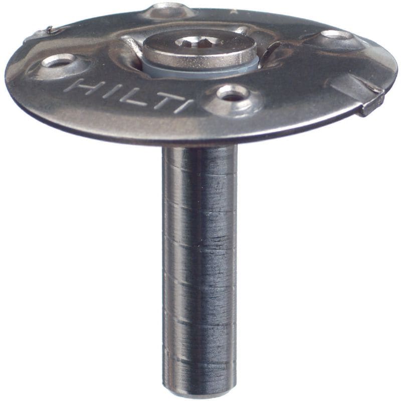 Režģa stiprinājuma disks X-FCM Režģu stiprinājuma disks naglām ar vītni. Piemērots izmantošanai nekorozīvās vidēs