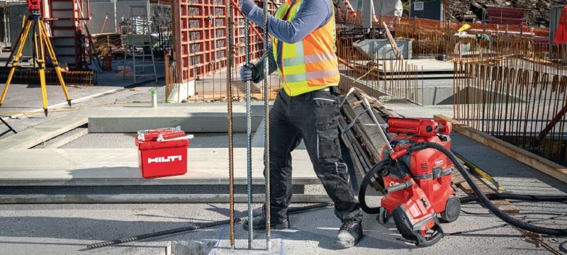 HIT-HY 200-A ķīmiskais enkurs Izcilas veiktspējas injicējama enkurmasa – ķīmiskais enkurs ar īsu nogatavināšanas laiku. Apstiprināts izmantošanai strukturālās balstplātnes un savienojuma ar ielīmējamu stiegru enkurošanai pie betona Pielietojumi 1