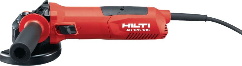 Leņķa slīpmašīna AG 125-13S 1300 W leņķa slīpmašīna griešanai un slīpēšanai, izmantojot diskus ar diametru līdz pat 125 mm. Aprīkota ar īpaši noturīgu ogles suku