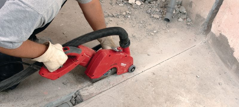 Elektriskais dimanta griezējs DCH 230 Manuāla elektriskā sausās dimanta griešanas iekārta. Griešanas dziļums ar 230 mm asmeni līdz pat 85 mm Pielietojumi 1
