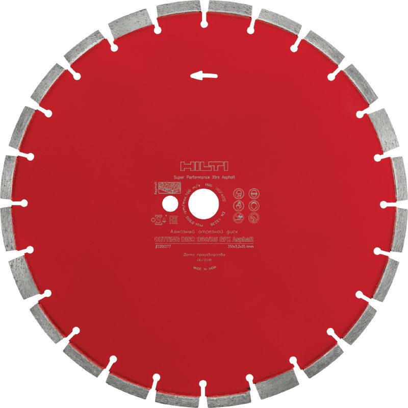 SPX dimanta disks asfaltam Izcils dimanta disks nodrošina izcilu asfalta griešanas veiktspēju