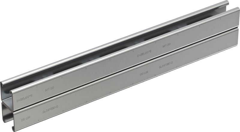 MT-50D dubultais statņa tipa kanāls Dubultais statņa kanāls (aizmugure pie aizmugures)
