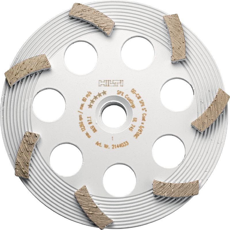 SPX dimanta slīpēšanas disks pārklājuma noņemšanai (saderīgs ar DG/DGH 150) Izcils dimanta slīpēšanas disks dimanta slīpēšanas instrumentam DG/DGH 150 – plānu pārklājumu, piemēram, krāsas un līmes noņemšanai.