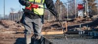 NCV 4-22 akumulatora vibratori betonam Rokas akumulatora vibratori betonam ar bezogļu motoru nelielu poru sablīvēšanai (Nuron akumulatora platforma) Pielietojumi 1
