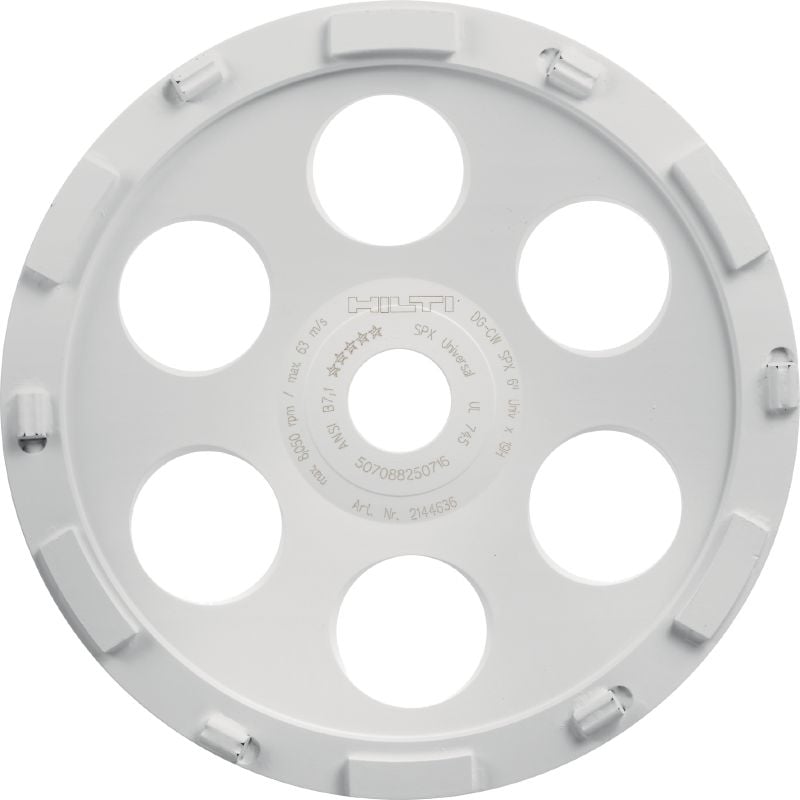 SPX epoksīdsveķu dimanta slīpēšanas disks (saderīgs ar DG/DGH 150) Izcils dimanta slīpēšanas disks instrumentam dimanta slīpēšanas instrumentam DG/DGH 150 — biezu pārklājumu, piemēram, epoksīda, noņemšanai.