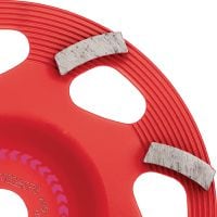 SPX dimanta slīpēšanas disks pārklājuma noņemšanai (saderīgs ar DG/DGH 150) Izcils dimanta slīpēšanas disks dimanta slīpēšanas instrumentam DG/DGH 150 – plānu pārklājumu, piemēram, krāsas un līmes noņemšanai.