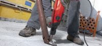 TE 3-C perforators Jaudīgs perforators SDS Plus (TE-C) ar pistoļveida rokturi, trim režīmiem un drupināšanas funkciju Pielietojumi 3