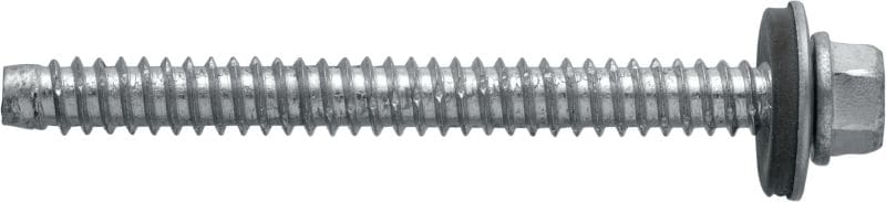 S-MP 54 S pašgriezošas skrūves Pašgriezoša skrūve (no nerūsējošā tērauda A2) ar 16 mm paplāksni tērauda/alumīnija lokšņu stiprināšanai pie sevišķi bieza tērauda