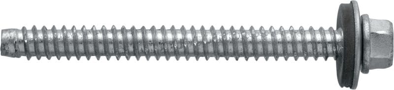 S-MP 54 S pašgriezošas skrūves Pašgriezoša skrūve (no nerūsējošā tērauda A2) ar 16 mm paplāksni tērauda/alumīnija lokšņu stiprināšanai pie sevišķi bieza tērauda