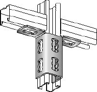 MQV-2D-R Nerūsošā tērauda (A4) kanāla savienotājs divdimensiju konstrukcijām
