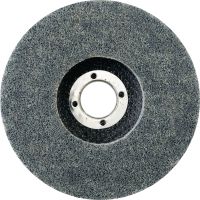 Neaustie diski bez pamatnes AN-D SPX Izcilas kvalitātes neaustie slīpēšanas diski ar šķiedras pamatni (27. veids) nerūsoša tērauda, alumīnija un citu metālu apdares darbiem