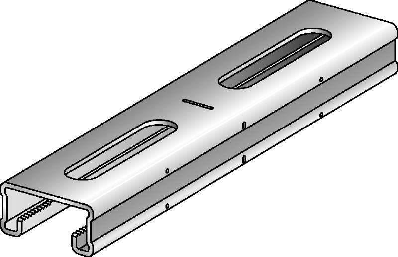 MQ-21-HDG plus Karsti cinkots (HDG plus), 21 mm augsts statņa tipa kanāls mazas slodzes konstrukcijām