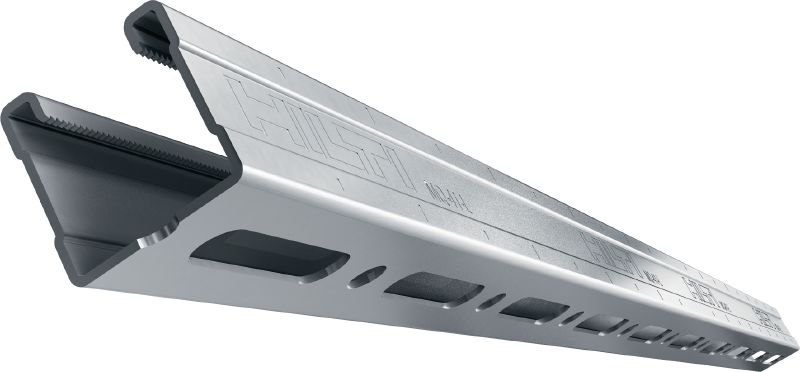 MQ-41-L statņa profils Cinkots, 41 mm augsts statņa tipa profils vidējas slodzes konstrukcijām