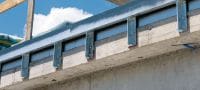 HST3-R nerūsējošā tērauda ķīļenkurs Izcilas veiktspējas ķīļenkurs sarežģītai statiskai un seismiskai slodzei izmantošanai betonā ar plaisām (A4 nerūsošs tērauds) Pielietojumi 5