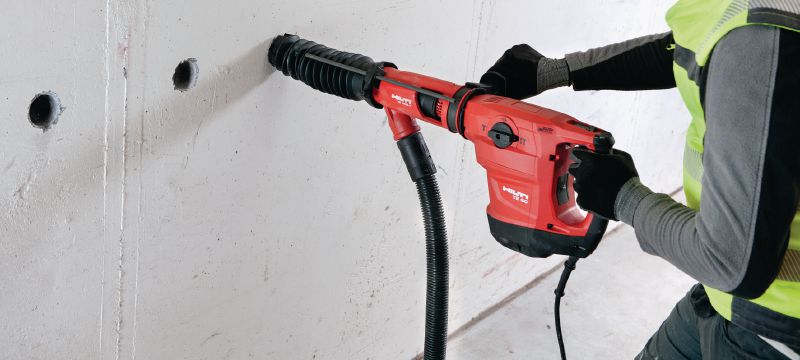 Perforators TE 60-AVR Daudzpusīgs un jaudīgs perforators SDS Max (TE-Y) ar aktīvās vibrācijas kontroles tehnoloģiju (AVR) urbšanas un kalšanas darbiem betonā Pielietojumi 1