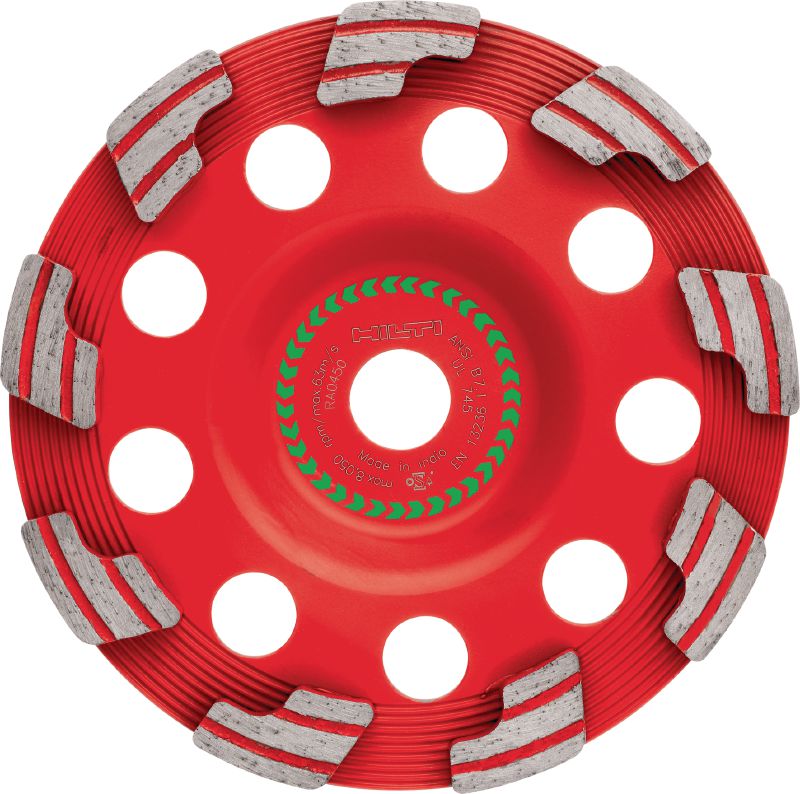 SPX abrazīvs dimanta slīpēšanas disks (saderīgs ar DGH 150) Izcilas veiktspējas dimanta slīpēšanas disks, kas paredzēts dimanta slīpēšanas instrumentam DG/DGH 150 – nenogatavināta un abrazīva betona slīpēšanai