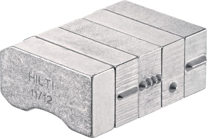 Tērauda marķēšanas spiedogi X-MC 8 Smailas un platas īpašās rakstzīmes identifikācijas atzīmju iespiešanai metālā