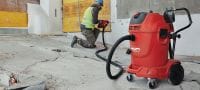 VC 60L-X L-klases putekļsūcējs Īpaši jaudīgs putekļsūcējs ar 60 litru lielu tvertni – var pievienot kādam no elektroinstrumentiem vai izmantot darba vietas tīrīšanai (slapjai un sausai) Pielietojumi 5