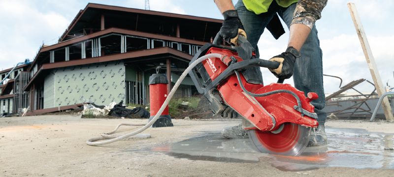 Akumulatora spēka zāģis DSH 600-22 Lielai slodzei paredzēts, akumulatora spēka zāģis betonam, metālam un mūrim (Nuron akumulatoru platforma) Pielietojumi 1