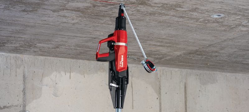 DX 6 pulvera montāžas naglu pistoles komplekts Pilnībā automātiska pulvera montāžas naglu pistole – komplekts sienām un veidņiem Pielietojumi 1