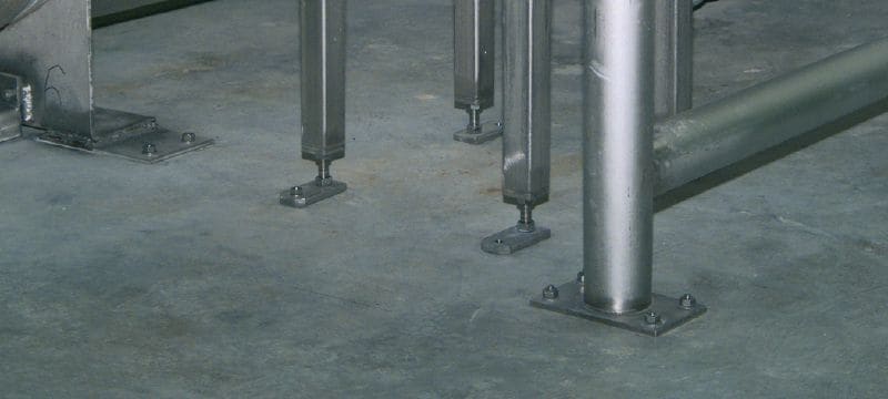 HSA-R nerūsējošā tērauda ķīļenkurs Standarta ķīļenkurs lietošanai betonā bez plaisām (SS316) Pielietojumi 1