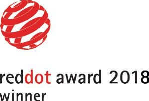                Šim izstrādājumam tika piešķirts “Red Dot Design Award” apbalvojums.            