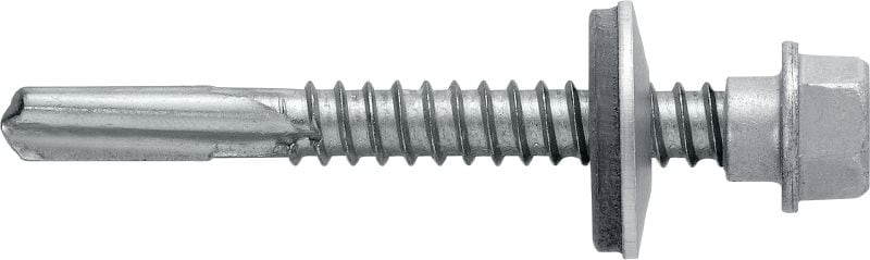 S-MD 55 S pašurbjošas metāla skrūves Pašurbjoša skrūve (no nerūsējošā tērauda A2) ar 16 mm paplāksni bieza metāla (līdz 15 mm) stiprināšanai pie metāla