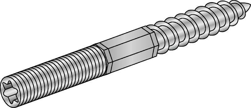 Cinkota cauruļskavas skrūve 4.6 ar Torx galvu Cinkota cauruļskavas skrūve no 4.6 klases tērauda un ar Torx galvu