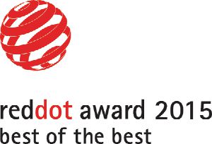                Šim izstrādājumam tika piešķirts “Red Dot Design Award” apbalvojums “Best of the Best” (Labākais no labākajiem).            