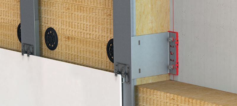FOX VI L konsole Daudzpusīga sienas konsole ventilējamu fasāžu balsta sistēmu montāžai Pielietojumi 1