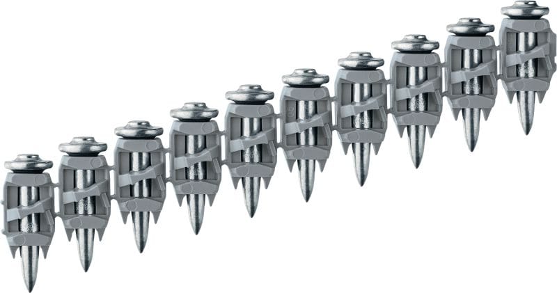 X-P B4 MX betona naglas (lentā) Augstas veiktspējas naglas lentā pulvera montāžas pistolēm stiprināšanai pie betona un citiem pamatmateriāliem, izmantojot BX 4 akumulatora naglu pistoli
