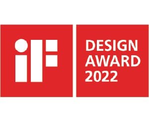                Šim izstrādājumam tika piešķirts “IF Design Award” apbalvojums.            