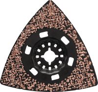 Daudzfunkcionāls slīpēšanas disks javai Oscilējoša daudzfunkcionālā instrumenta cietkausējuma slīpēšanas disks javas un cementa slīpēšanai
