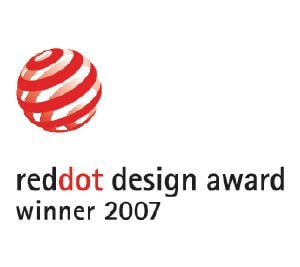                Šim izstrādājumam tika piešķirts “Red Dot Design Award” apbalvojums.            