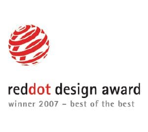                Šim izstrādājumam tika piešķirts “Red Dot Design Award” apbalvojums “Best of the Best” (Labākais no labākajiem).            