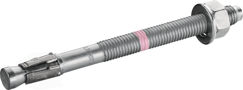 HST2 V3 ķīļenkurs Izcila snieguma ķīļenkurs (M8–M16) statiskai un seismiskai slodzei, un piemērots saplaisājusšam betonam (oglekļa tērauds)