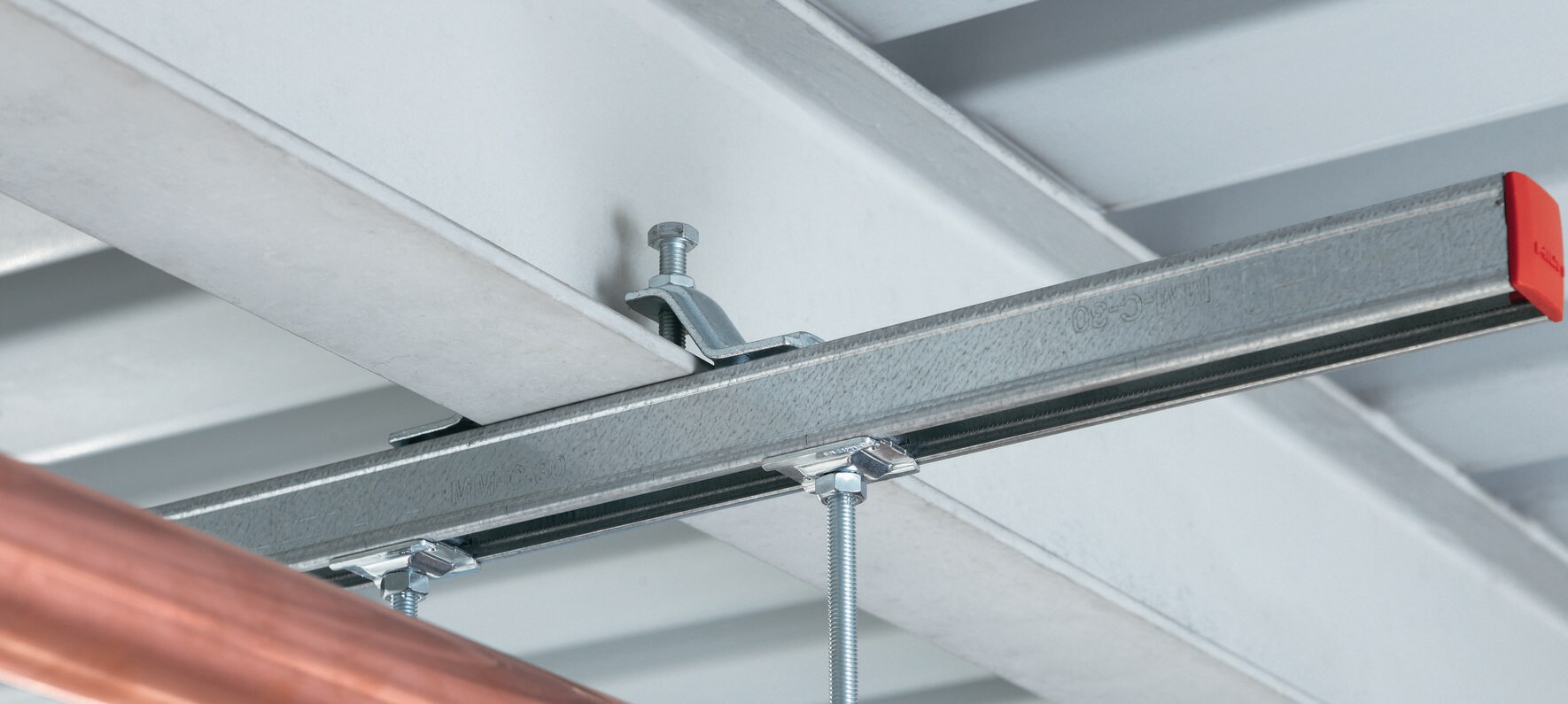 Cm311000 крепление к профнастилу потолочное м10