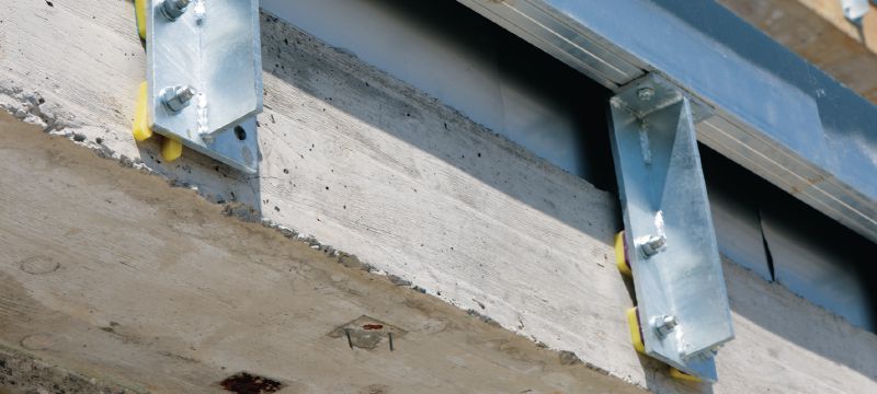 HST3-R nerūsējošā tērauda ķīļenkurs Izcilas veiktspējas ķīļenkurs sarežģītai statiskai un seismiskai slodzei izmantošanai betonā ar plaisām (A4 nerūsošs tērauds) Pielietojumi 1