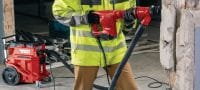TE 500 SDS-Max atskaldāmais āmurs Izturīgs atskaldāmais āmurs demontāžai SDS Max (TE-Y) mazas slodzes kalšanas darbiem betonā un mūrī Pielietojumi 9