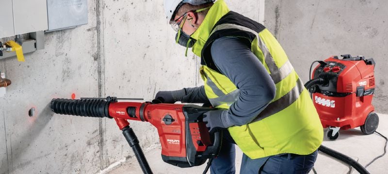 Perforators TE 70-ATC/AVR Īpaši jaudīgs un lielai slodzei paredzēts perforators SDS Max (TE-Y) urbšanas un kalšanas darbiem betonā Pielietojumi 1